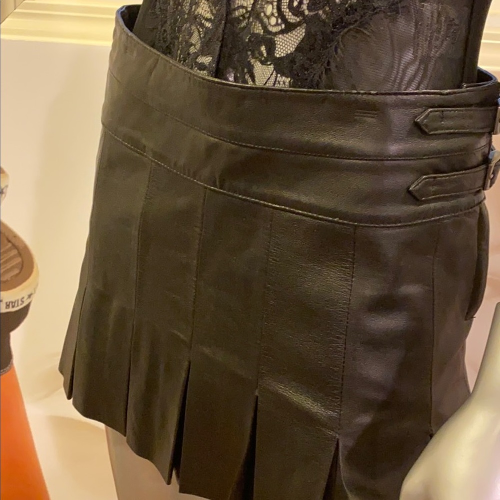 Leather Skirt